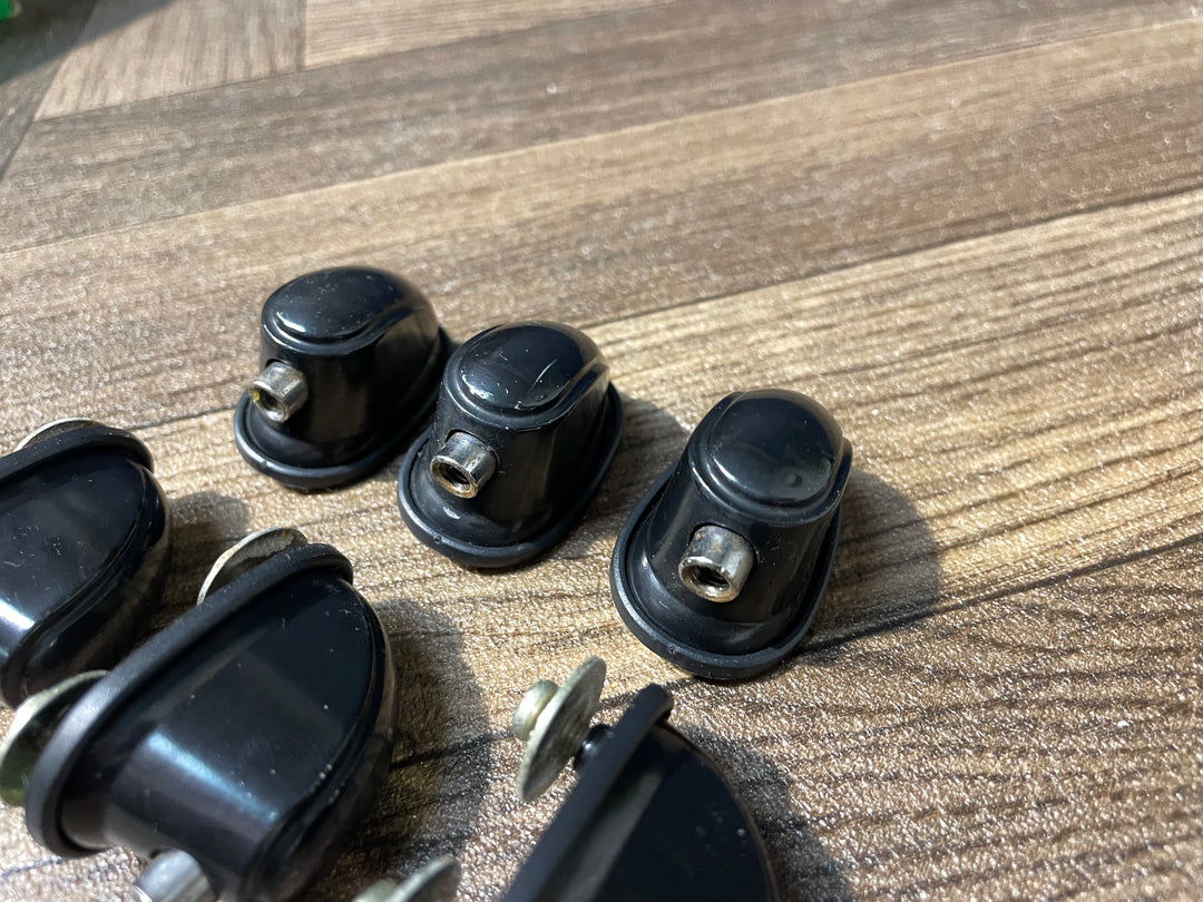 Premier Cabria Black Tom Drum Spares Lugs 25mm Hardware Set Of 6 #KO185