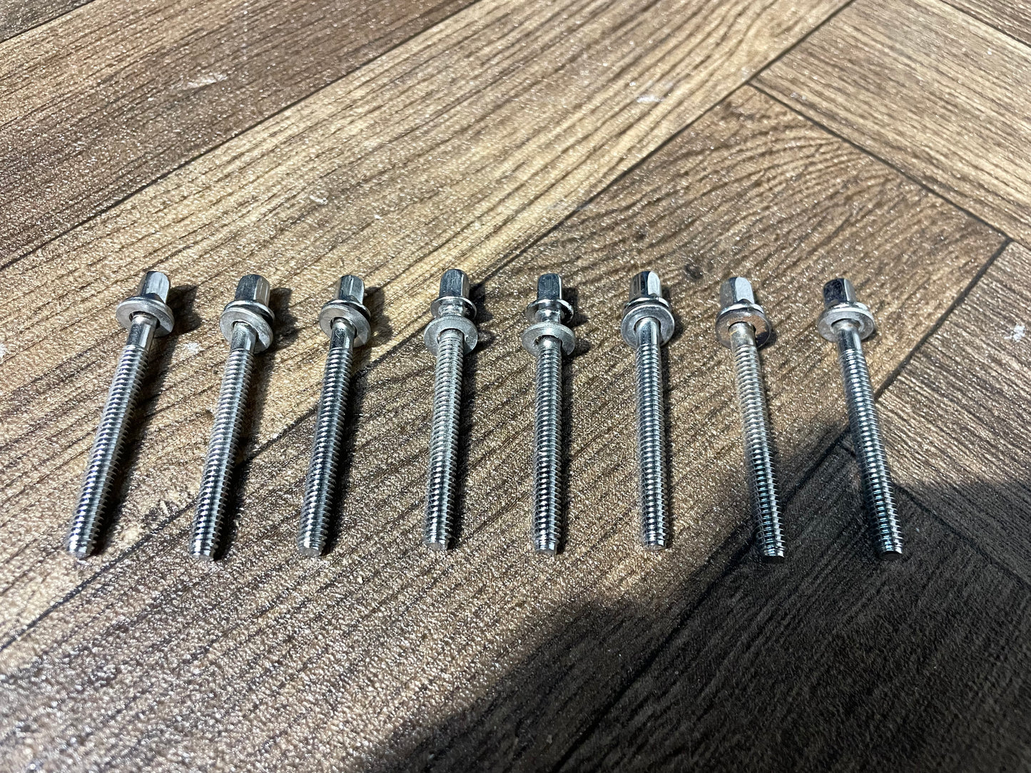 Gretsch Drum Tension Rods 59mm Screws Tom Hardware Accessory Spares x8 #LD97