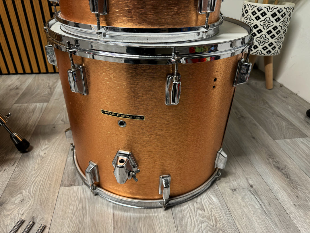 Pearl Wood-Fiberglass Drum Kit 3-Piece Shell Pack / 24" 18" 14" #VR