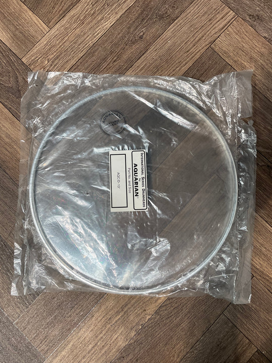 Aqaurian Saturn Clear 13" Tom Drum Head / New/Old Stock #LT91
