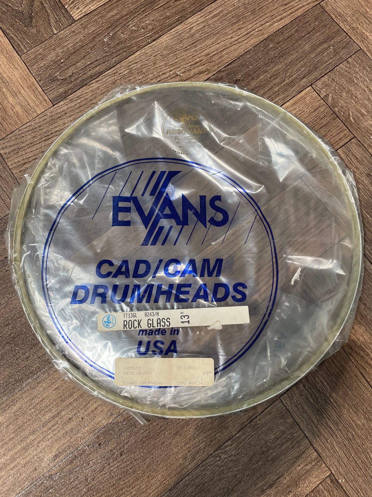 EVANS Cad/Cam Resonant 13" Tom Drum Head / New/Old Stock #LT113