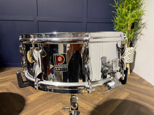 Vintage Premier 'Royal Ace' 14” x 5.5” / 8 Lug Snare Drum #KO31