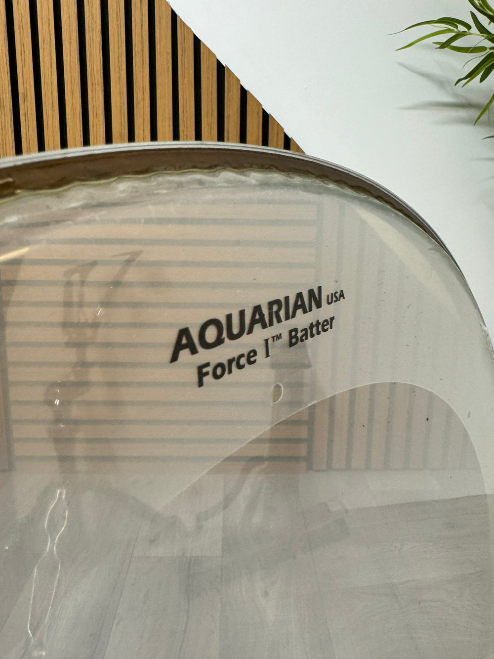 Aquarian Force I Batter Clear Batter Bass 22" Drum Head #VT56