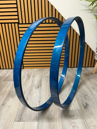 Pearl Bass Drum 22” Wooden Hoops Rims Hardware #VT58