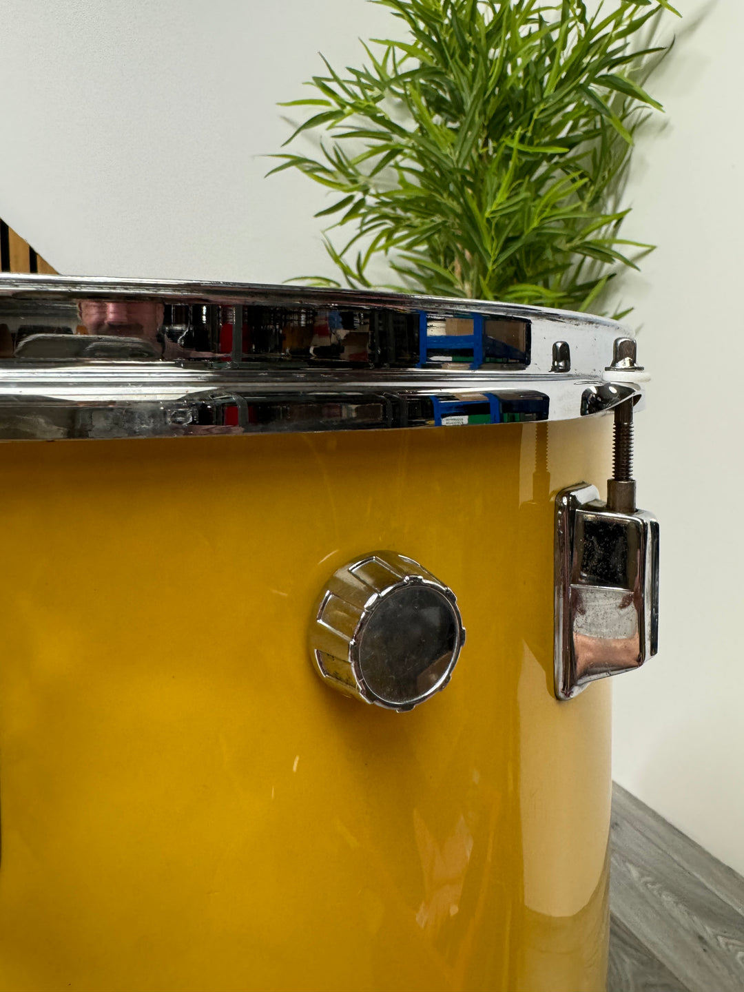 Vintage Pearl 16” x 15” Floor Tom Drum / Yellow  / 1970's #OI28