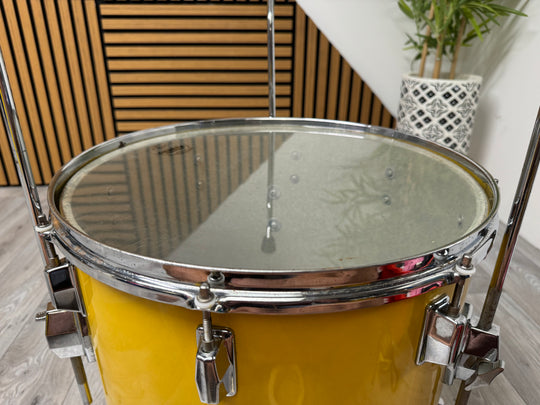 Vintage Pearl 16” x 15” Floor Tom Drum / Yellow  / 1970's #OI28