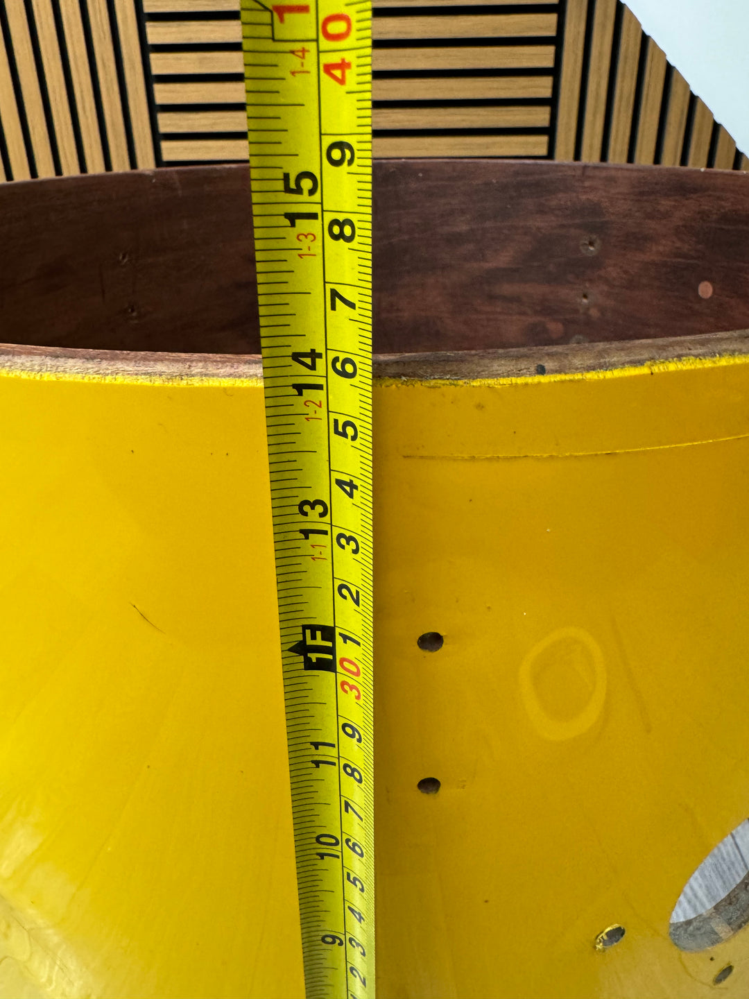 Vintage Bass Drum Shell 18”x14” Bare Wood Project #OI29