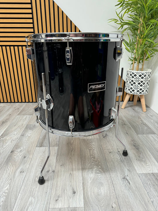 Peavey 16” x 15” Floor Tom Drum with Legs / Black #OI34