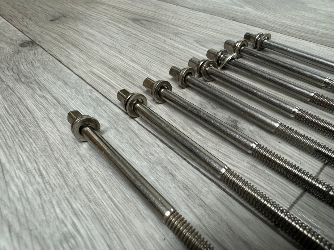 TAMA Bass Drum Tension Rods 95mm Screws Tom Hardware x8 #OI37