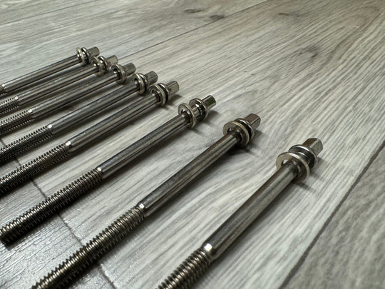 TAMA Bass Drum Tension Rods 95mm Screws Tom Hardware x8 #OI37