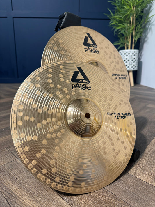 Paiste Alpha Rhythm X-Hats Hi Hats 12”/30cm Cymbals (Pair) #NW4