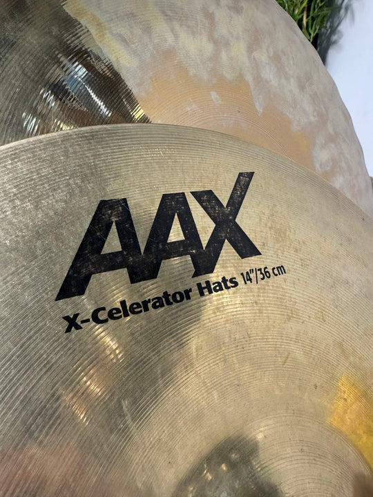 Sabian AAX X-Celerator Hats 14”/36cm Hi Hat Cymbals (Pair) #NW7