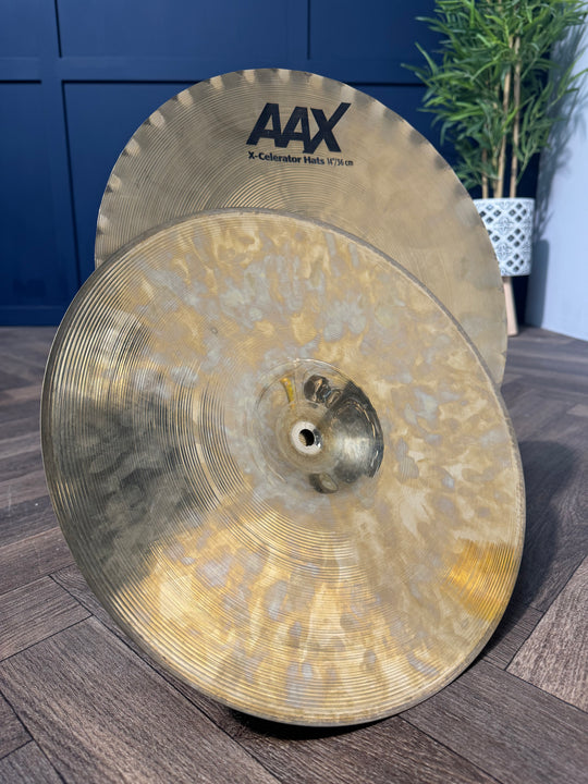 Sabian AAX X-Celerator Hats 14”/36cm Hi Hat Cymbals (Pair) #NW7