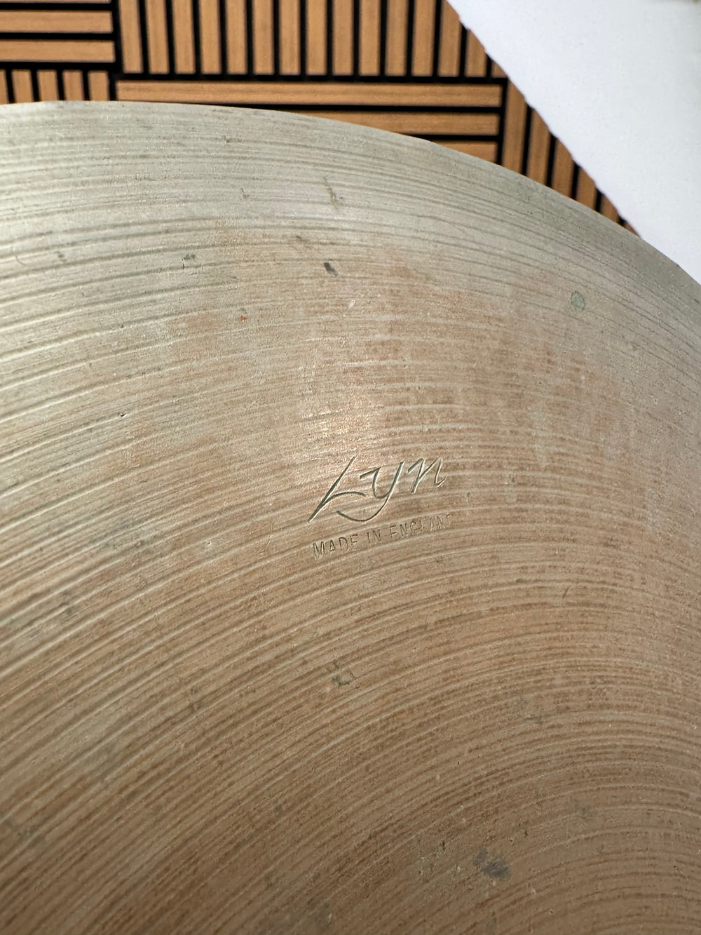 Vintage Zyn Crash 15"/38cm Cymbal / Accessory #OI48