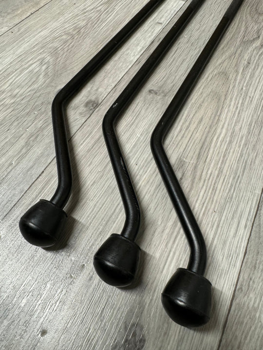 Mapex Floor Tom Drum Leg Stands Spares / Hardware x3 / Black #OV30