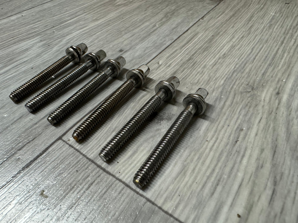 Mapex Drum Tension Rods 53mm Screws Tom Spares x6 #VA39