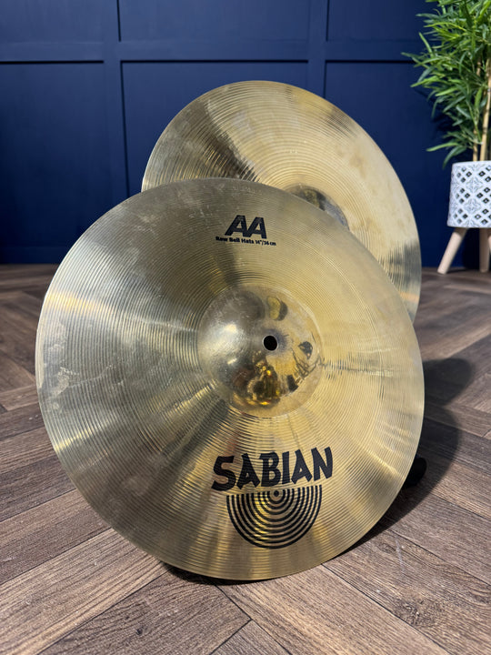 Sabian AA Raw Bell Hats 14”/36cm Hi Hat Cymbals (Pair) #GY3