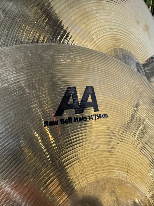 Sabian AA Raw Bell Hats 14”/36cm Hi Hat Cymbals (Pair) #GY3