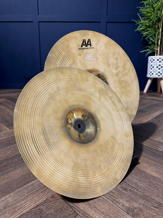 Sabian AA Raw Bell Hats 14”/36cm Hi Hat Cymbals (Pair) #GY3