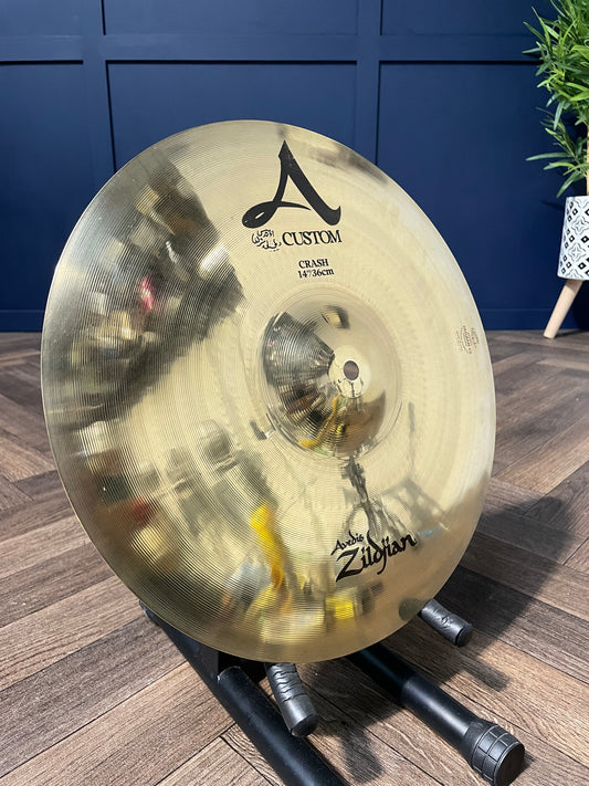 Zildjian A Custom 14"/35cm Crash Cymbal / Drum Accessory #LE20