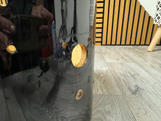 Pearl Export Tom Drum Shell 12”x10” Bare Wood Project #VA51