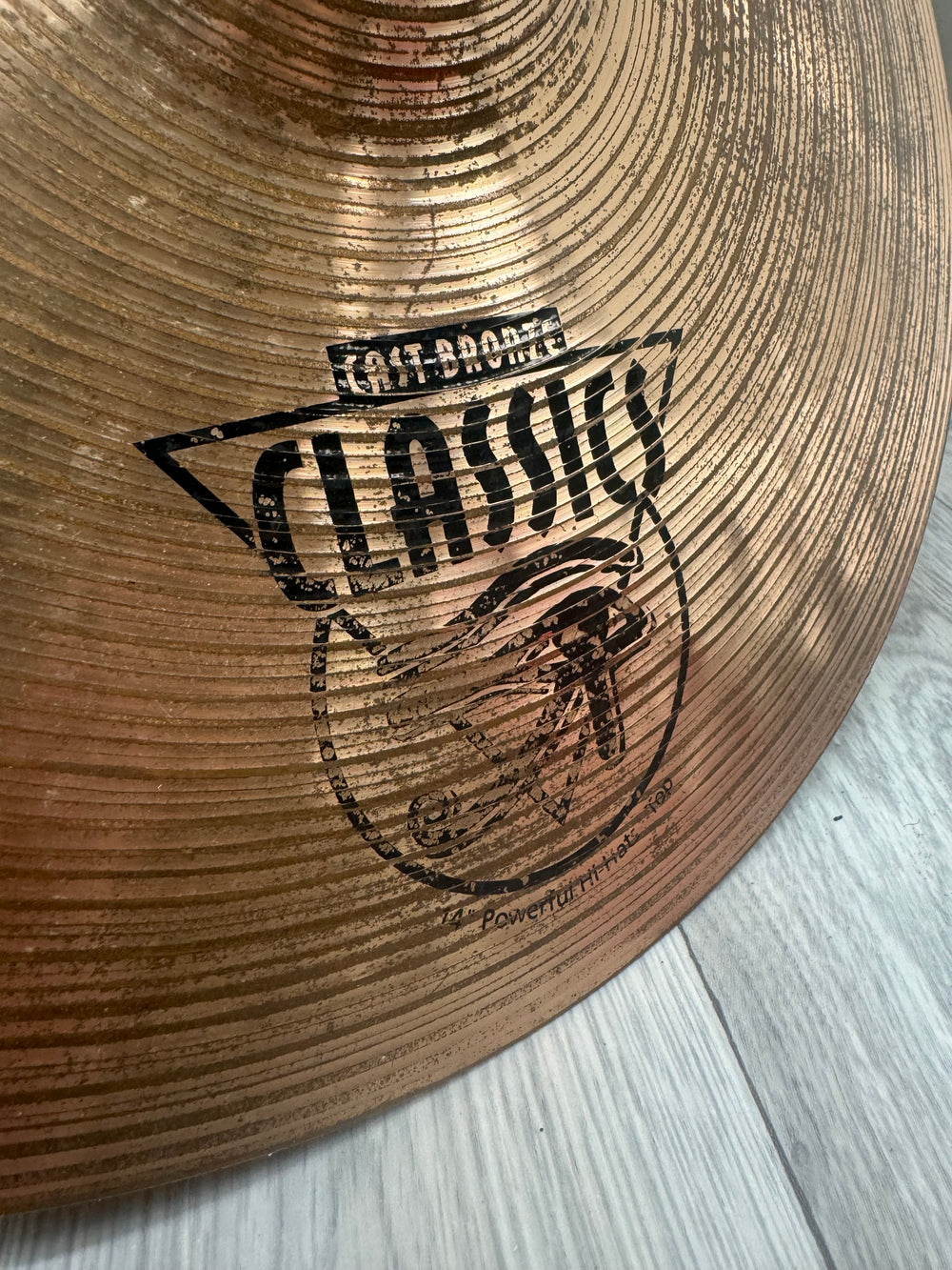Meinl Classics Powerful Hi Hats 14”/36cm Hi Hat Cymbals (Pair) #OJ1