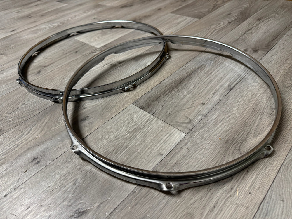 Premier Artist 16” Drum Hoops Rims 8-Lug Hardware Tension #WA30