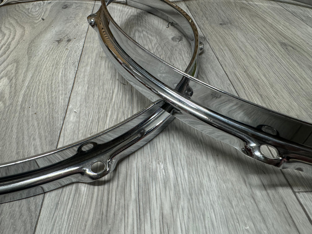 Pearl Tom Drum 13” 6-Lug Hoops Rims Hardware Tension / Export 90's #VA69