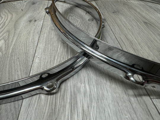 Pearl Tom Drum 13” 6-Lug Hoops Rims Hardware Tension / Export 90's #VA69