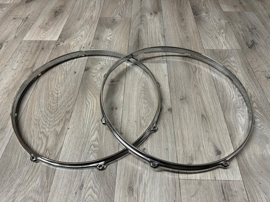 Pearl Tom Drum 16” 8-Lug Hoops Rims Hardware Tension / Export 90's #VA71