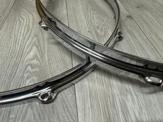 Pearl Tom Drum 16” 8-Lug Hoops Rims Hardware Tension / Export 90's #VA71