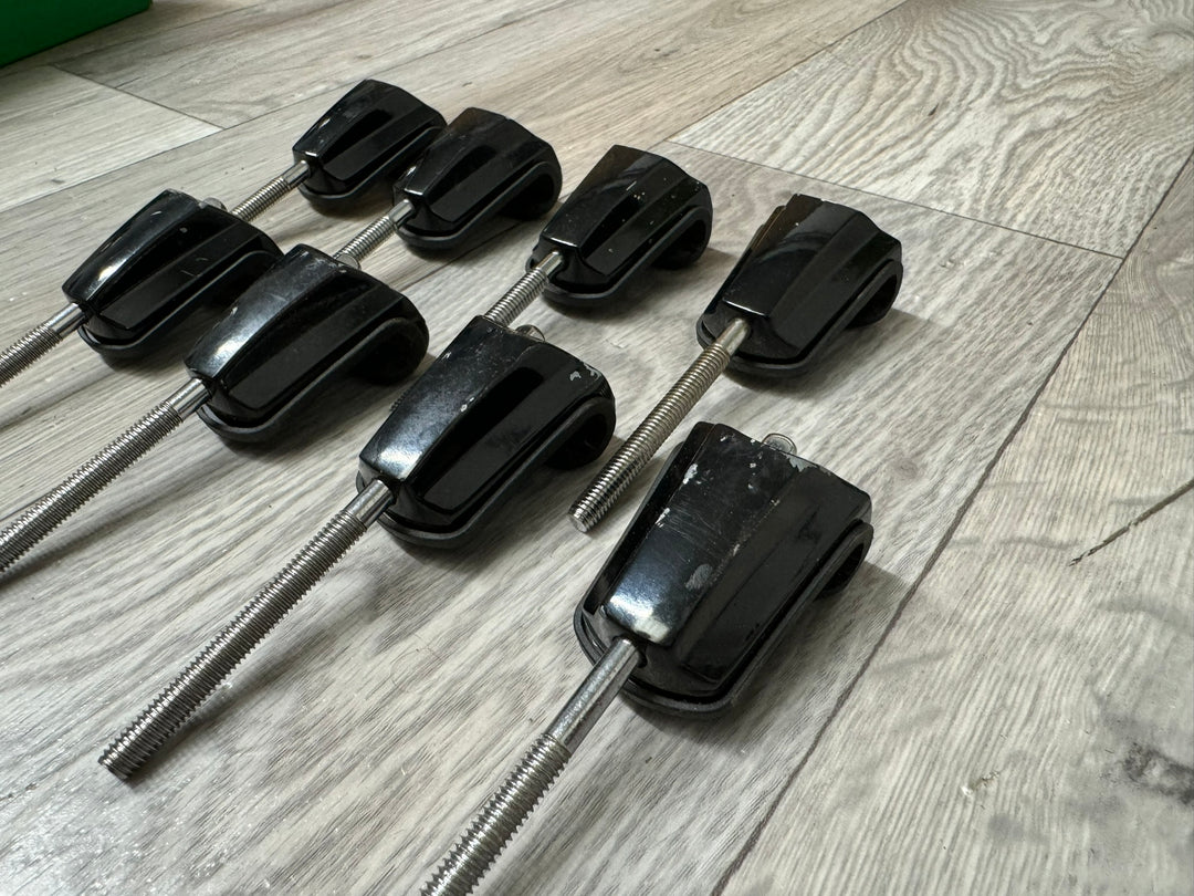 Pearl Vision Bass Drum Tension Rods & Claws Drum Hardware x8 #WN47