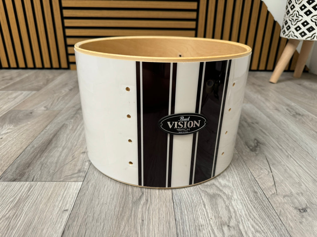 Pearl Vision Birch Tom Drum Shell 12”x8” Bare Wood Project #WN48
