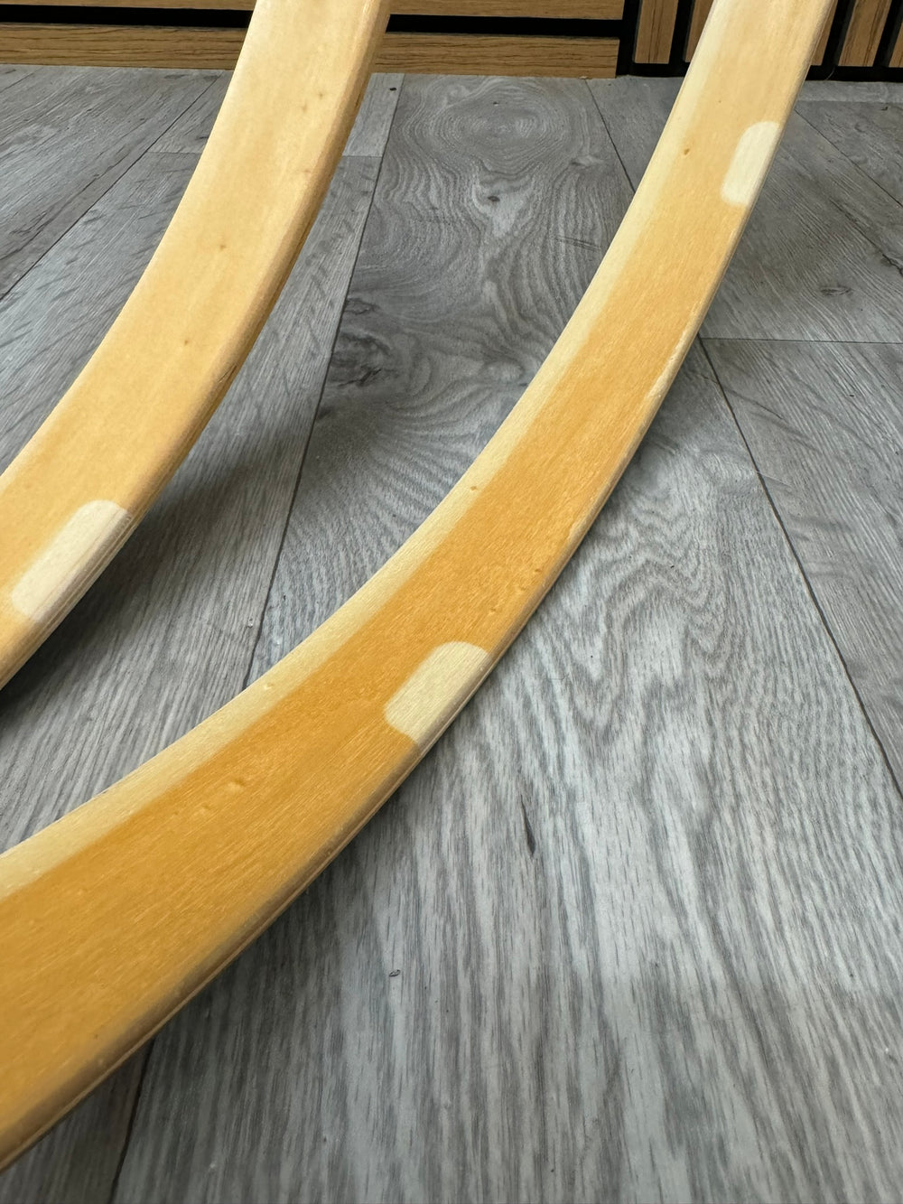 Pearl Bass Drum 22” Wooden Hoops Rims Hardware (Pair) #WN52