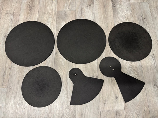 Drum Silencer Pad Set / Practice Pads x5 / Accessory #WA42