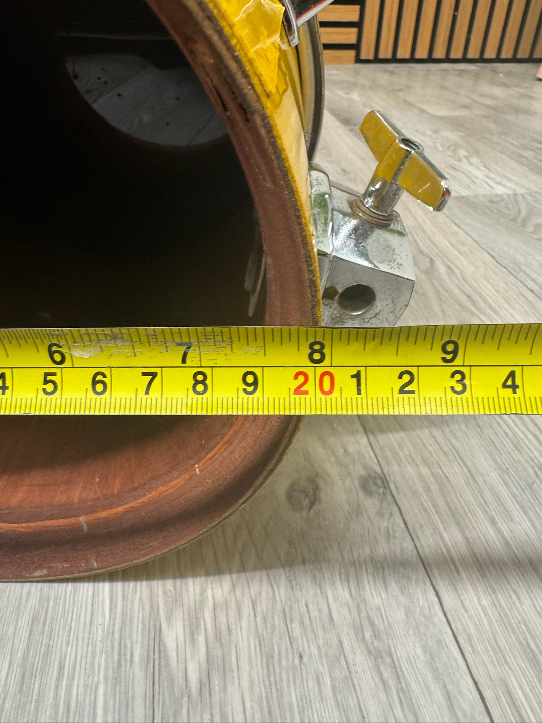 Vintage Concert 8” x 8” Rack Tom Drum / Yellow #OF39