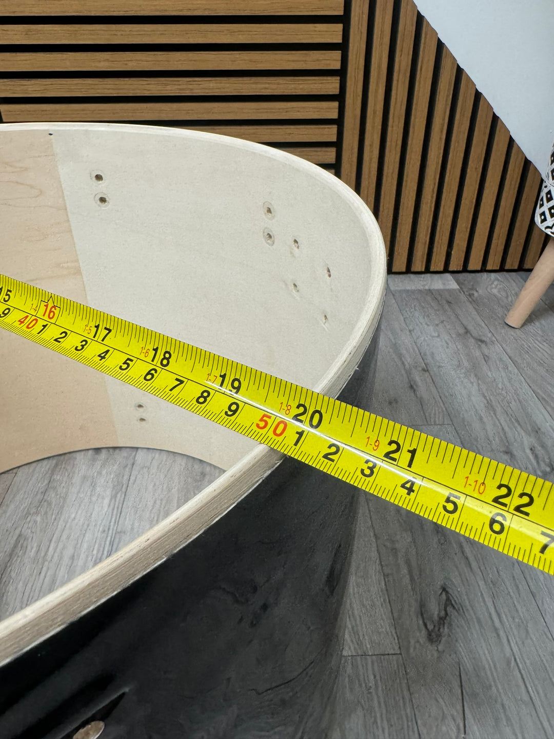 Yamaha Rydeen Bass Drum Shell 20”x16” Bare Wood Project #WN67