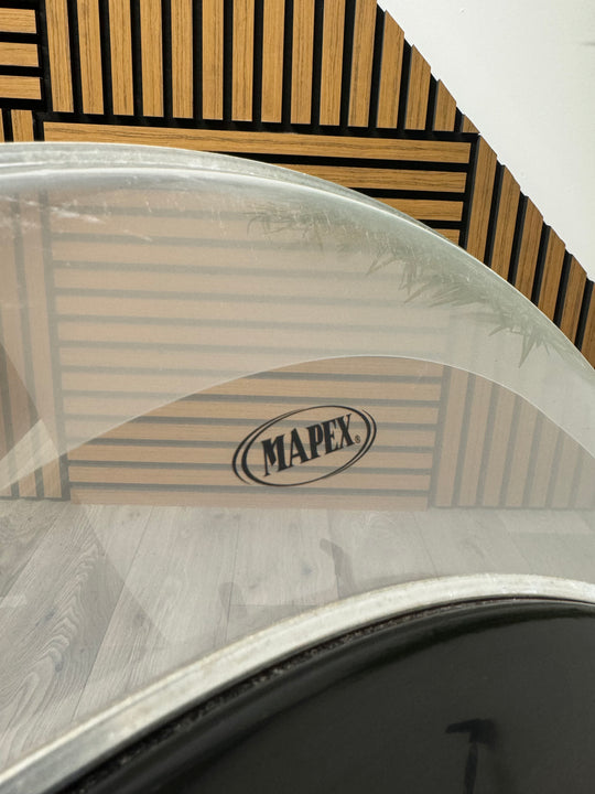 Mapex by Remo Bass 22" Drum Heads (Pair) / Black & Clear #VB8