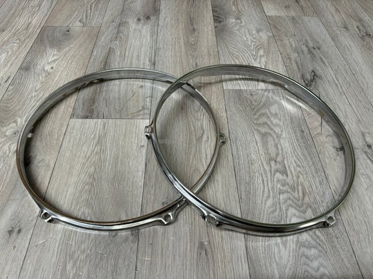 Premier 12” Drum Hoops Rims 6-Lug Hardware Tension #WN74