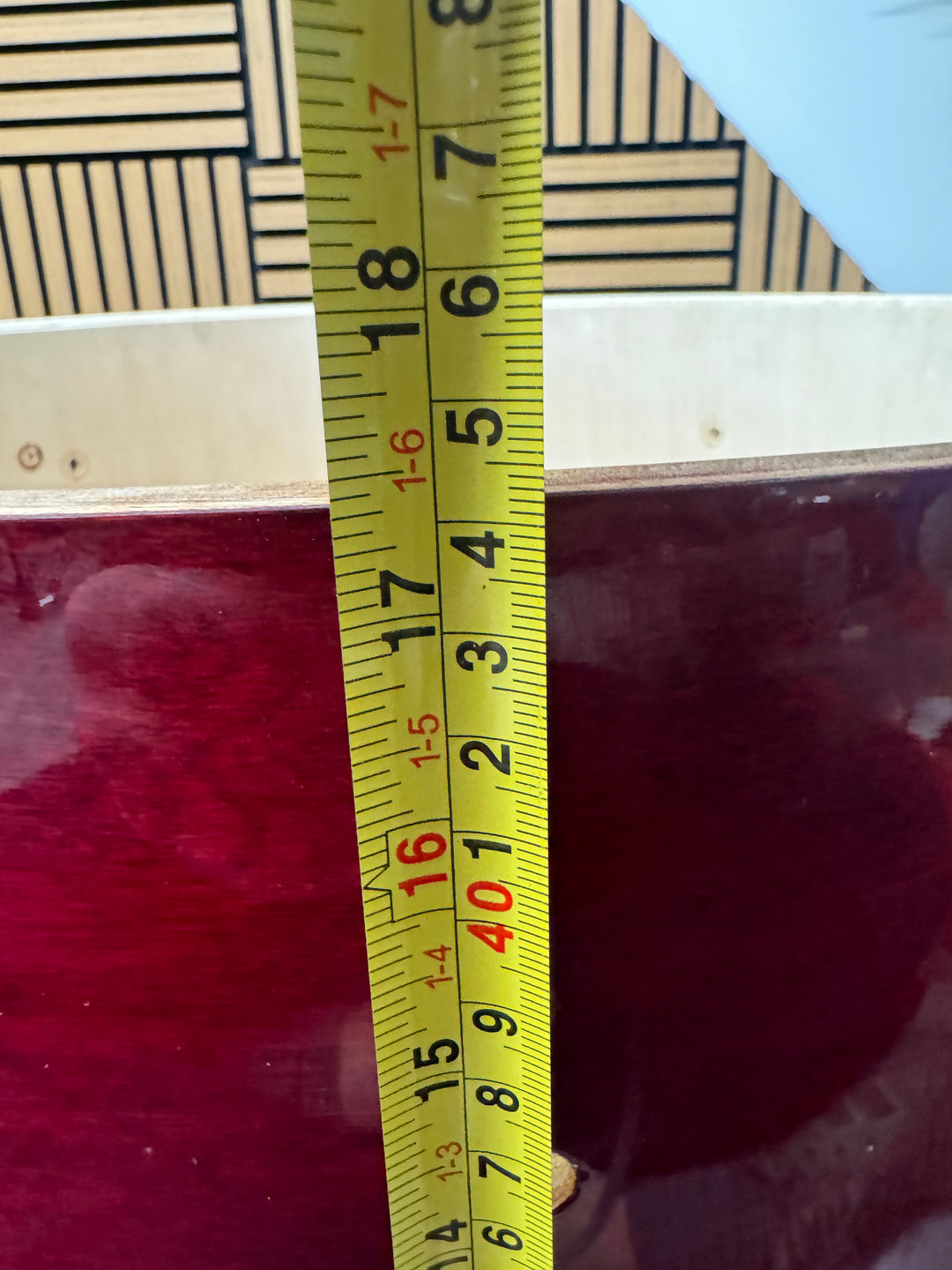 Mapex V Series Bass Drum Shell 22”x17.5” Bare Wood Project #VB9