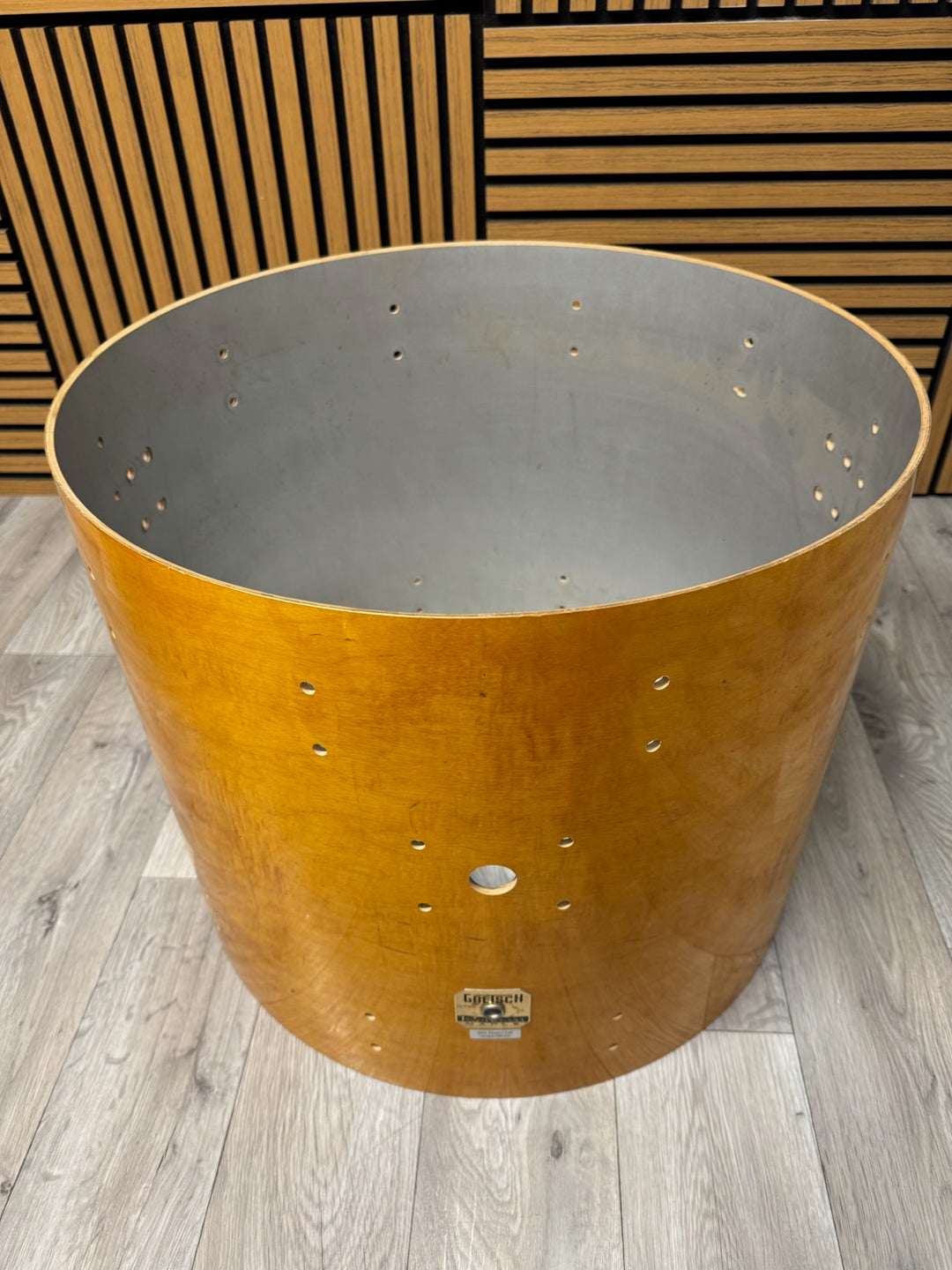 Gretsch Renown Maple Bass Drum Shell 22”x18” Bare Wood Project / Upcycle #OF48