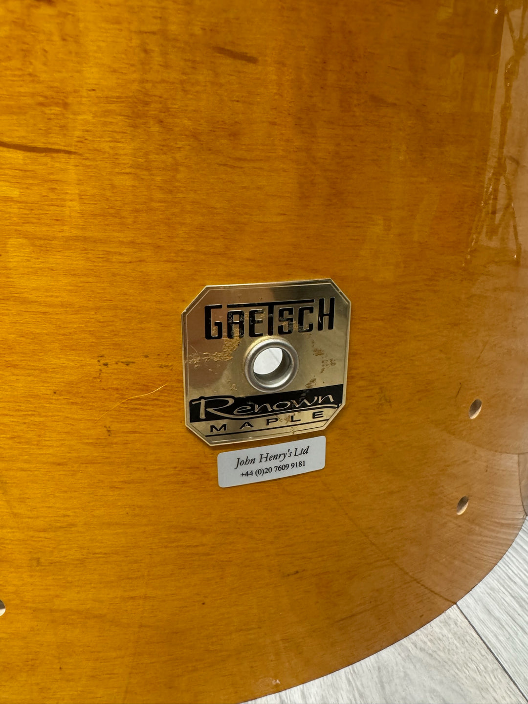 Gretsch Renown Maple Bass Drum Shell 22”x18” Bare Wood Project / Upcycle #OF48