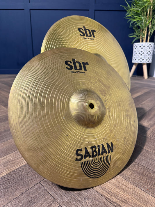 Sabian SBR Hi Hats 14”/36cm Hi Hat Cymbals (Pair) #NX38
