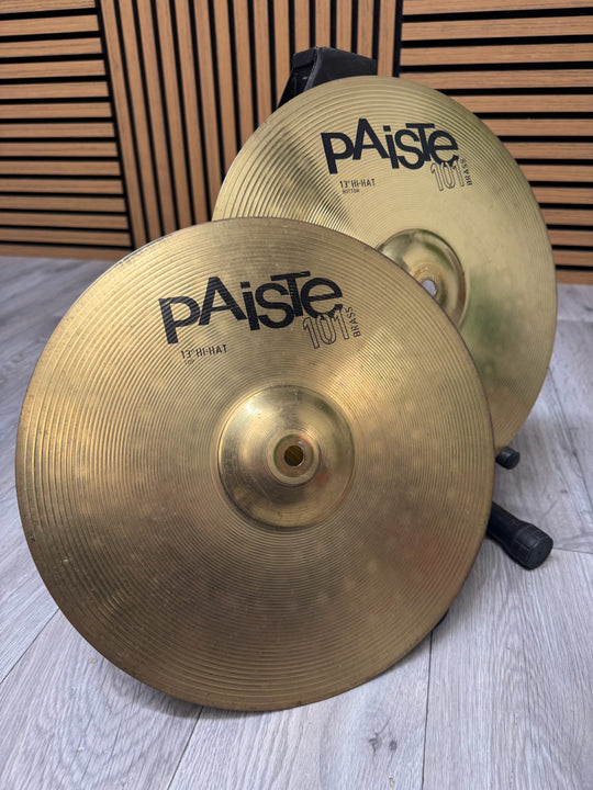 Paiste 101 Brass Hi Hats 13"/33cm Cymbals (Pair) #WB9