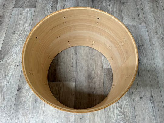 Premier Cabria Tom Drum Shell 14”x11” Bare Wood Project #WM85