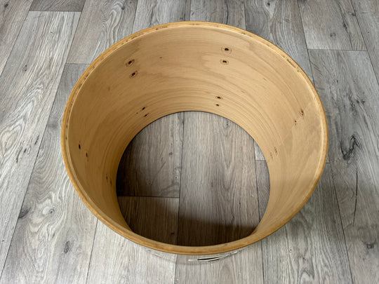 Premier Cabria Tom Drum Shell 12”x9” Bare Wood Project #WM86