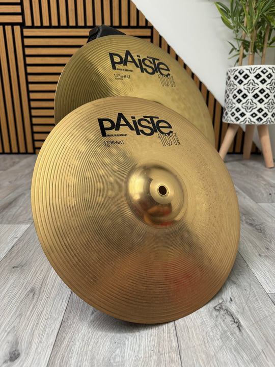 Paiste 101 Brass Hi Hats 13"/33cm Cymbals (Pair) #OJ40