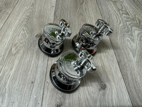 Natal Floor Tom Drum Leg Holders Hardware Mounts x3 #VV15