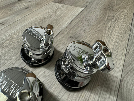 Natal Floor Tom Drum Leg Holders Hardware Mounts x3 #VV15