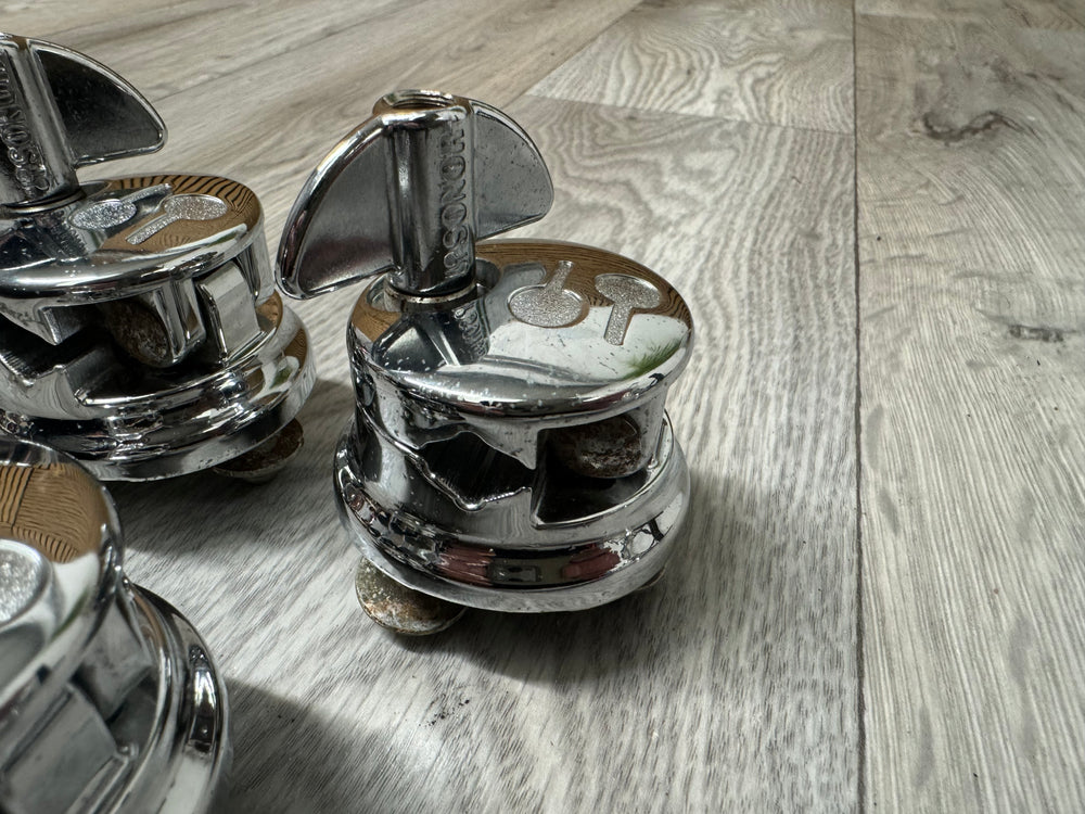 SONOR Floor Tom Drum Leg Holders Hardware Mounts x3 #VC3